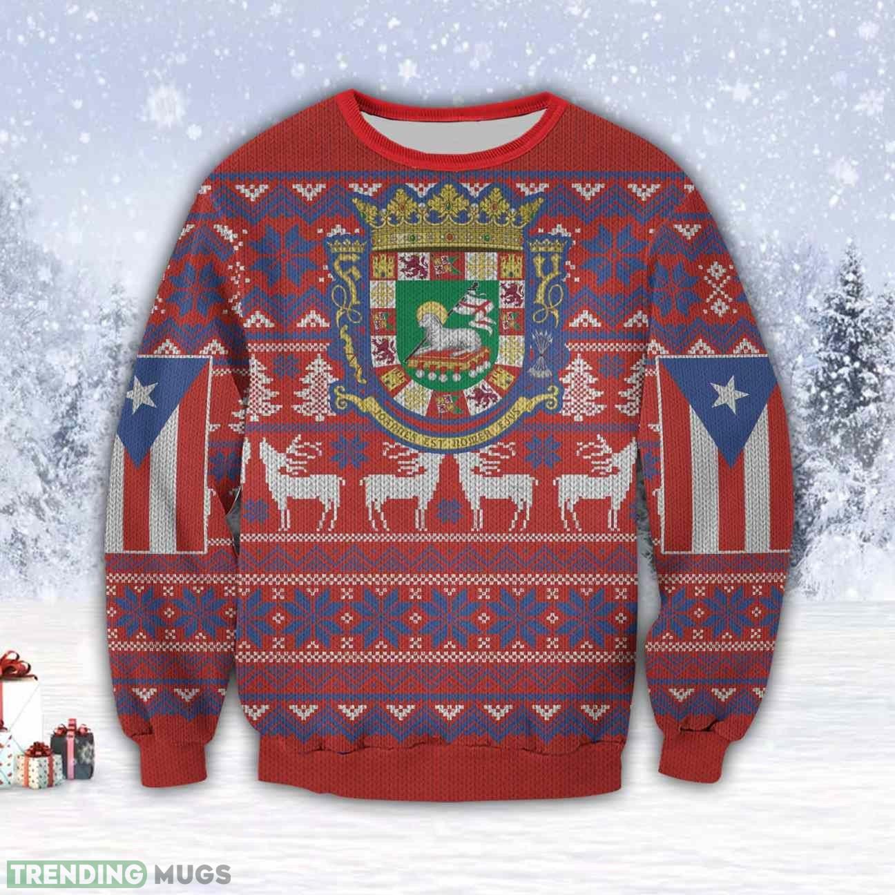 Puerto Rico 3D All Over Print Ugly Christmas Sweater Perfect Holiday Gift - Puerto Rico 3D All Over Print Ugly Christmas Sweater Perfect Holiday Gift Puerto Rico 3D All Over Print Ugly Christmas Sweater Perfect Holiday Gift - Puerto Rico 3D All Over Print Ugly Christmas Sweater Perfect Holiday Gift