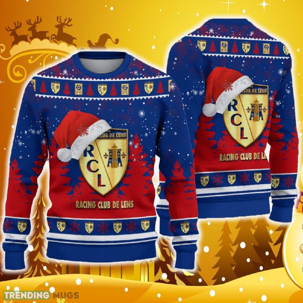 Racing Club de Lens Ugly Christmas Sweater Santa Hat Logo Tree Gift For Men And Women - Racing Club de Lens Ugly Christmas Sweater Santa Hat Logo Tree Gift For Men And Women Racing Club de Lens Ugly Christmas Sweater Santa Hat Logo Tree Gift For Men And Women - Racing Club de Lens Ugly Christmas Sweater Santa Hat Logo Tree Gift For Men And Women