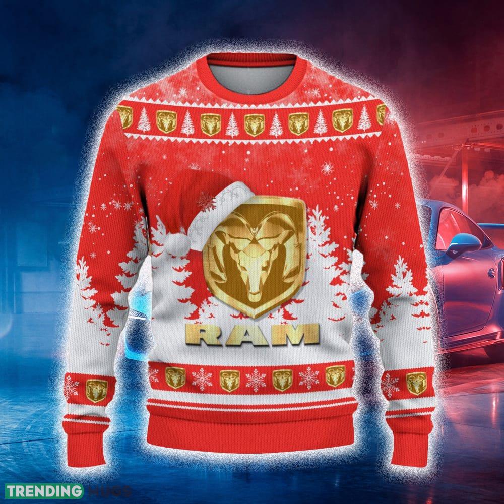 Ram Truck Ugly Christmas Sweater Tree Santa Hat Car For Fans Gift Familys Holidays - Ram Truck Ugly Christmas Sweater_2 Ram Truck Ugly Christmas Sweater Tree Santa Hat Car For Fans Gift Familys Holidays - Ram Truck Ugly Christmas Sweater_2