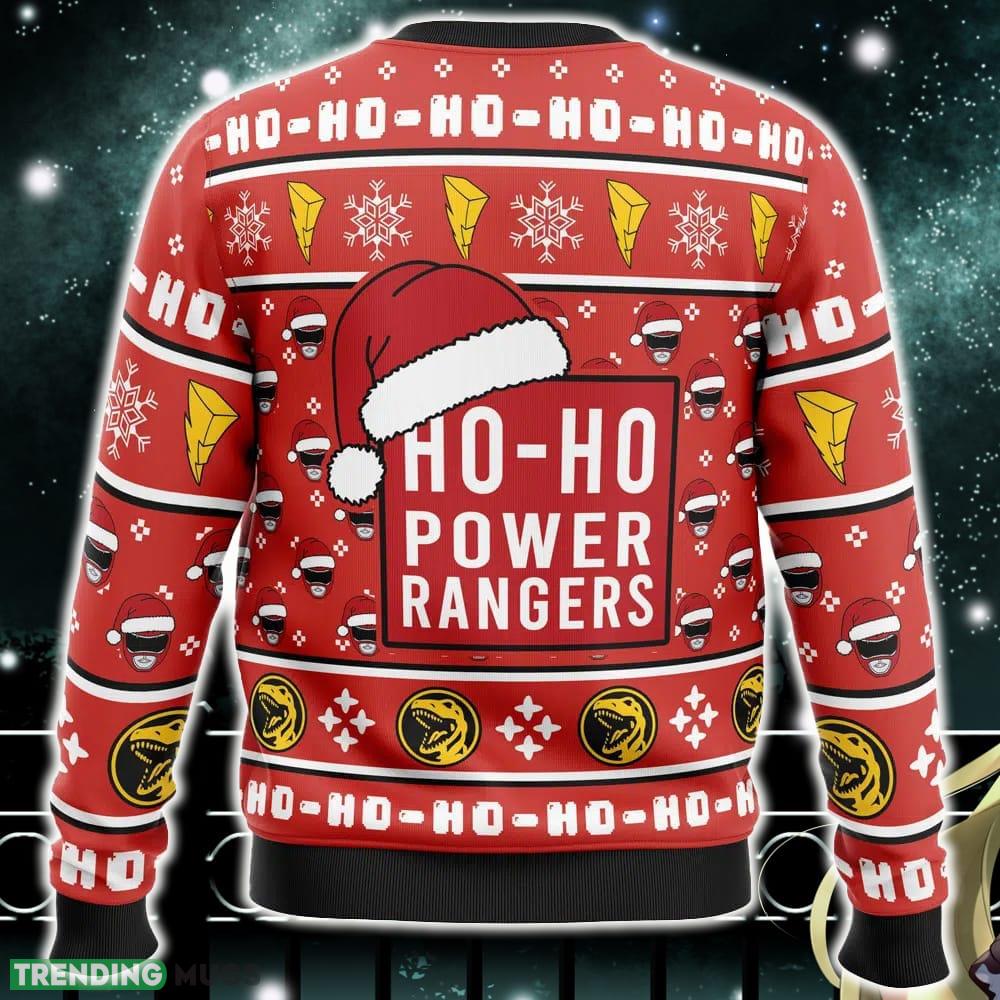 Red Ranger Ho Ho Power Rangers Ugly Christmas Sweater Funny Gift Ideas Christmas 3D Sweater Red Ranger Ho Ho Power Rangers Ugly Christmas Sweater Funny Gift Ideas Christmas 3D Sweater