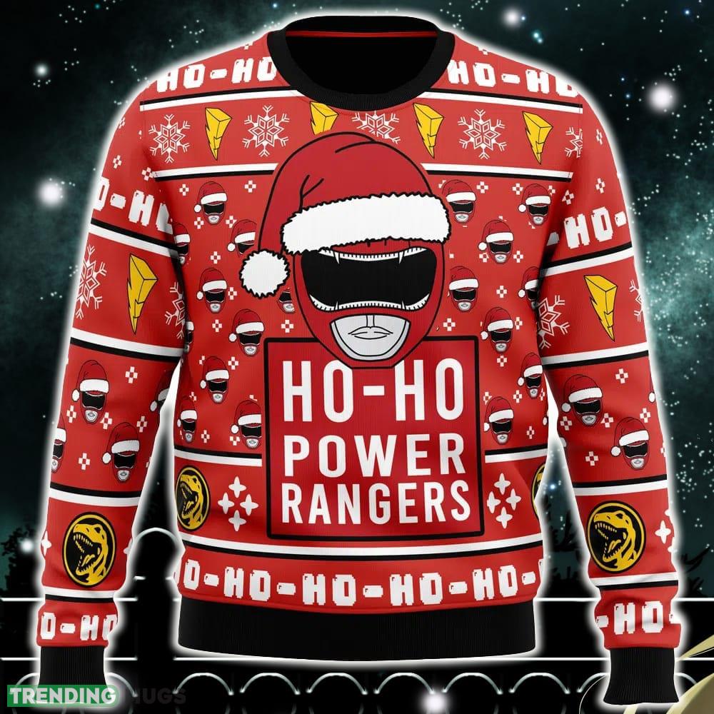 Red Ranger Ho-Ho Power Rangers Ugly Christmas Sweater Funny Gift Ideas Christmas - Red Ranger Ho-Ho Power Rangers Ugly Christmas Sweater_1 Red Ranger Ho-Ho Power Rangers Ugly Christmas Sweater Funny Gift Ideas Christmas - Red Ranger Ho-Ho Power Rangers Ugly Christmas Sweater_1