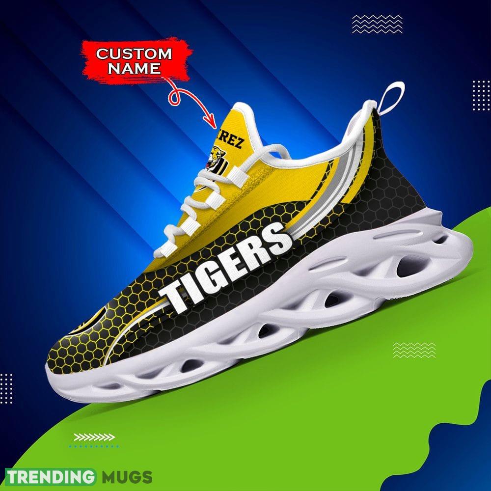 Richmond Tigers Palm Custom Name Max Soul Shoes Luxury AFL Chunky For Men Women Gift For Fans Max Soul Richmond Tigers Palm Custom Name Max Soul Shoes Luxury AFL Chunky For Men Women Gift For Fans Max Soul