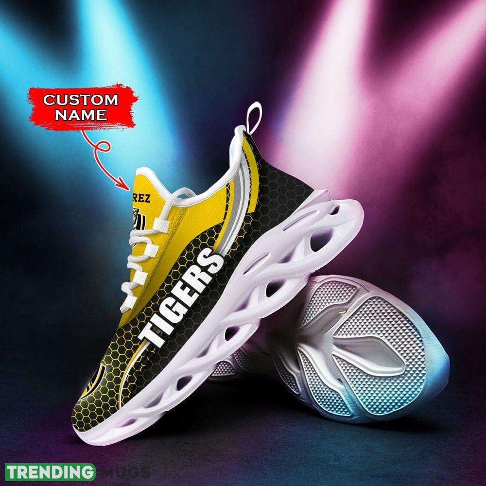 Richmond Tigers Palm Custom Name Max Soul Shoes Luxury AFL Chunky For Men Women Gift For Fans Max Soul Richmond Tigers Palm Custom Name Max Soul Shoes Luxury AFL Chunky For Men Women Gift For Fans Max Soul