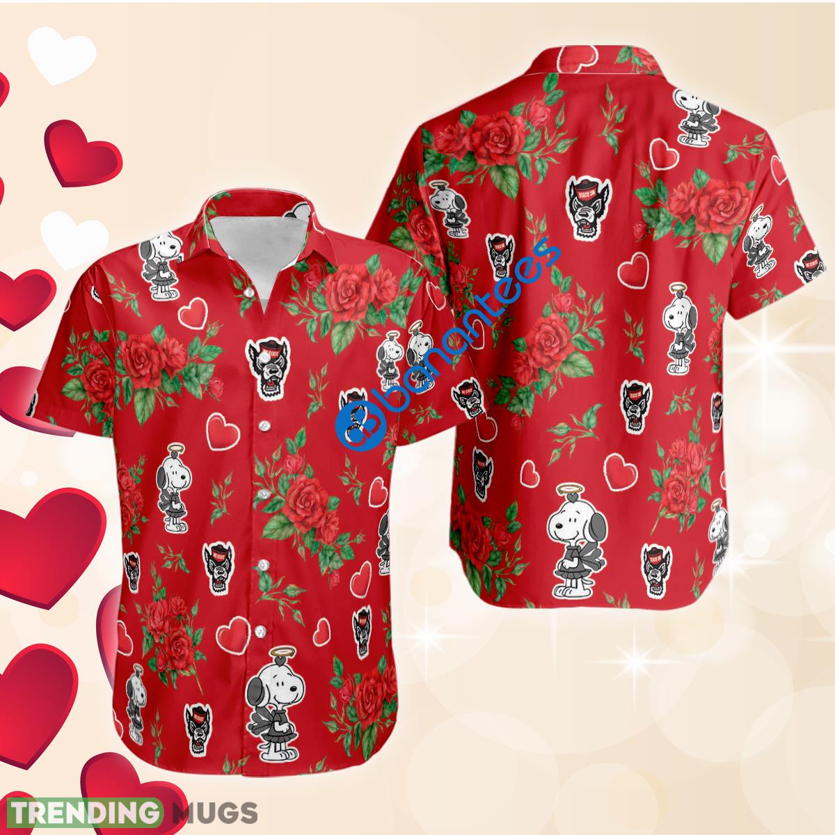 Rose Love Snoopy Cute Girl And NC State Wolfpack Hawaiian Shirt Valentines Day - Rose Love Snoopy Cute Girl And NC State Wolfpack Hawaiian Shirt Valentines Day Rose Love Snoopy Cute Girl And NC State Wolfpack Hawaiian Shirt Valentines Day - Rose Love Snoopy Cute Girl And NC State Wolfpack Hawaiian Shirt Valentines Day