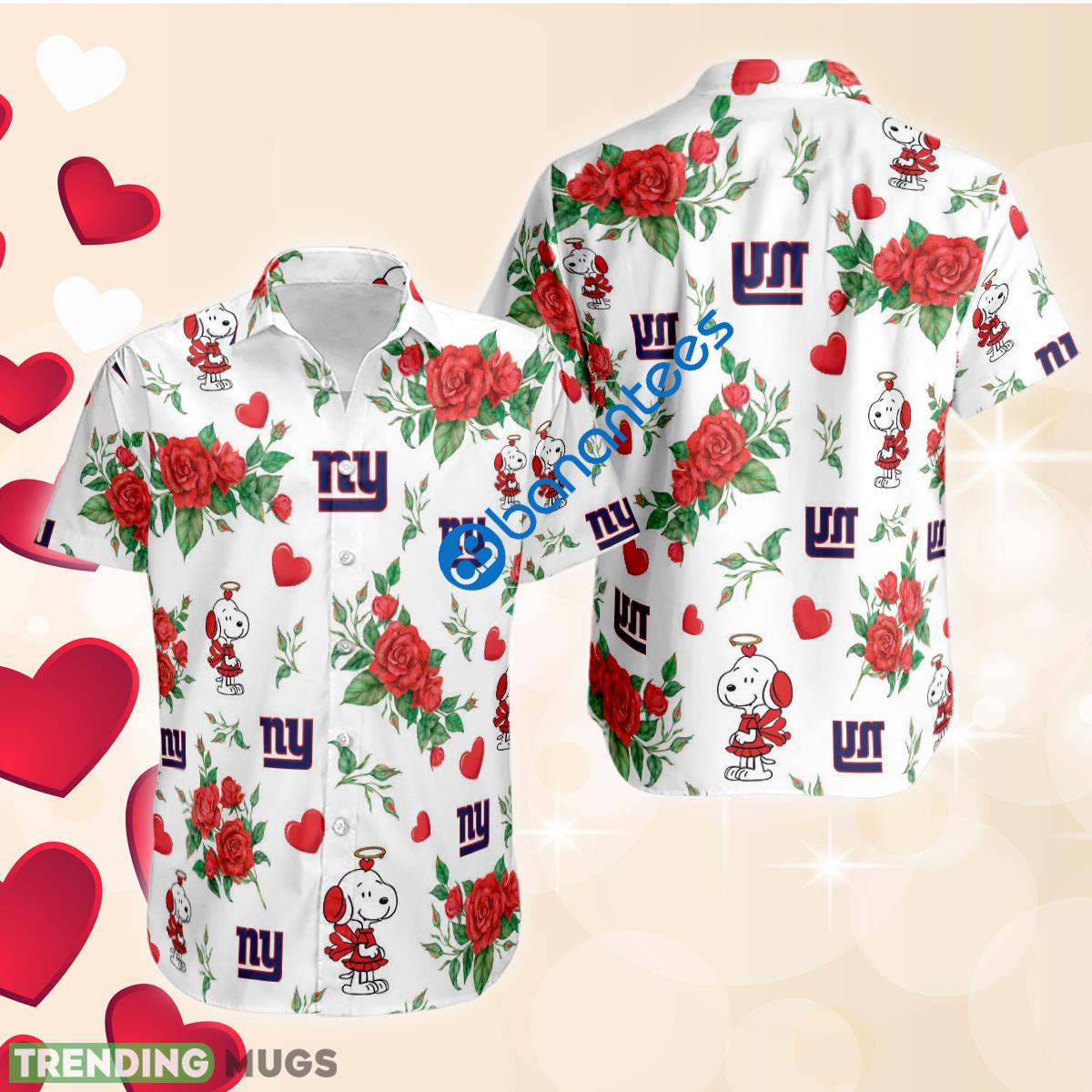 Rose Love Snoopy Cute Girl And New York Giants Hawaiian Shirt AOP Gift Valentines - Rose Love Snoopy Cute Girl And New York Giants Hawaiian Shirt AOP Gift Valentines Rose Love Snoopy Cute Girl And New York Giants Hawaiian Shirt AOP Gift Valentines - Rose Love Snoopy Cute Girl And New York Giants Hawaiian Shirt AOP Gift Valentines