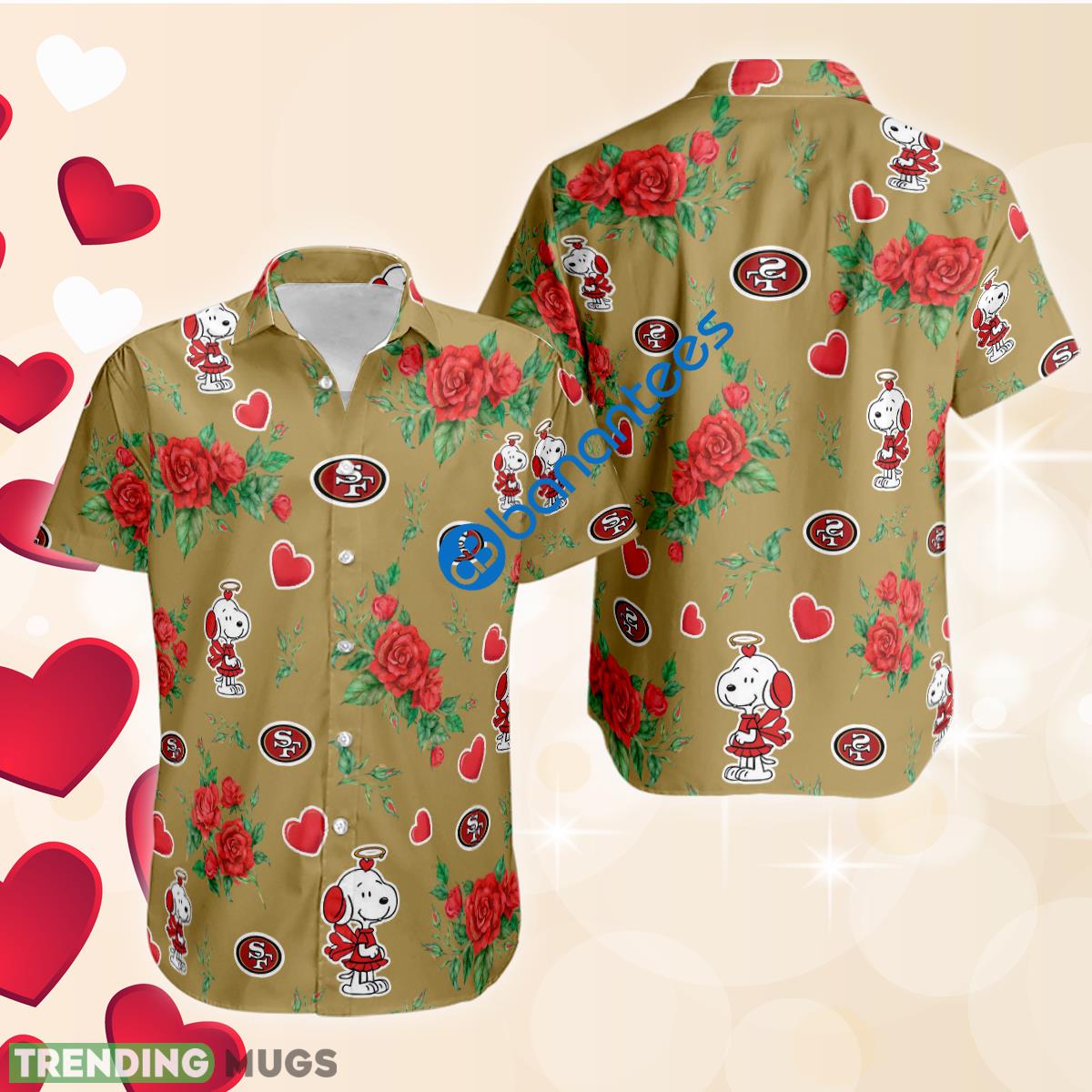 Rose Love Snoopy Cute Girl And San Francisco 49ers Hawaiian Shirt Short Sleeve Gift Valentines - Rose Love Snoopy Cute Girl And San Francisco 49ers Hawaiian Shirt Short Sleeve Gift Valentines Rose Love Snoopy Cute Girl And San Francisco 49ers Hawaiian Shirt Short Sleeve Gift Valentines - Rose Love Snoopy Cute Girl And San Francisco 49ers Hawaiian Shirt Short Sleeve Gift Valentines
