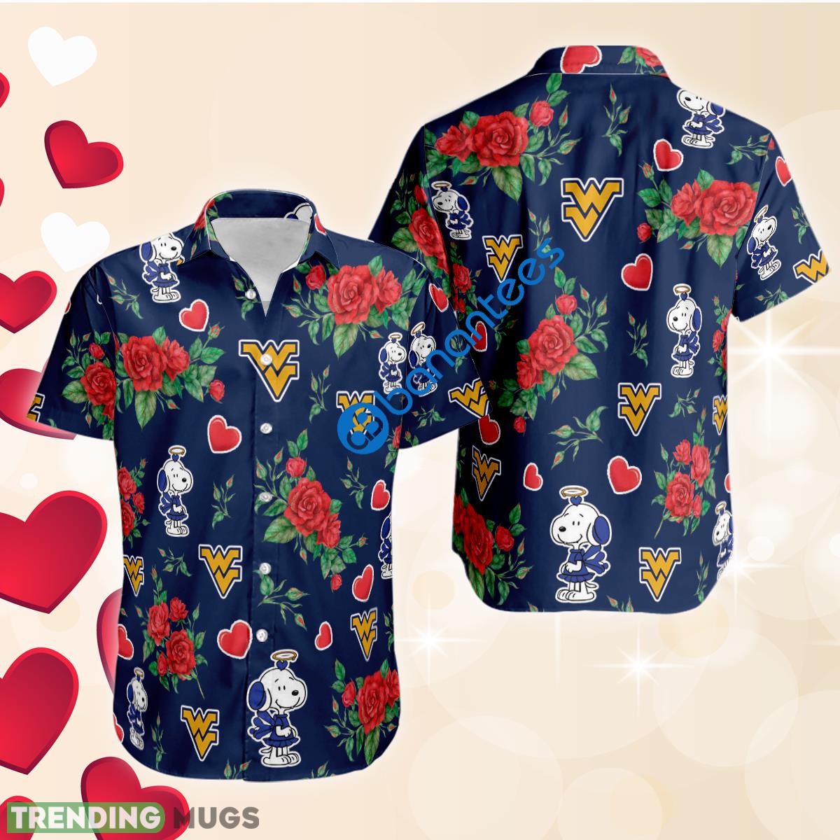 Rose Love Snoopy Cute Girl And West Virginia Mountaineers Hawaiian Shirt Gift Valentines - Rose Love Snoopy Cute Girl And West Virginia Mountaineers Hawaiian Shirt Gift Valentines Rose Love Snoopy Cute Girl And West Virginia Mountaineers Hawaiian Shirt Gift Valentines - Rose Love Snoopy Cute Girl And West Virginia Mountaineers Hawaiian Shirt Gift Valentines