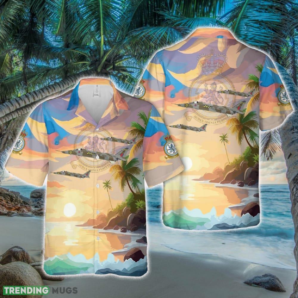 Royal Air Force SEPECAT Jaguar GR1 XX109 of 54 Squadron Hawaiian Shirt - Royal Air Force SEPECAT Jaguar GR1 XX109 of 54 Squadron Hawaiian Shirt Royal Air Force SEPECAT Jaguar GR1 XX109 of 54 Squadron Hawaiian Shirt - Royal Air Force SEPECAT Jaguar GR1 XX109 of 54 Squadron Hawaiian Shirt