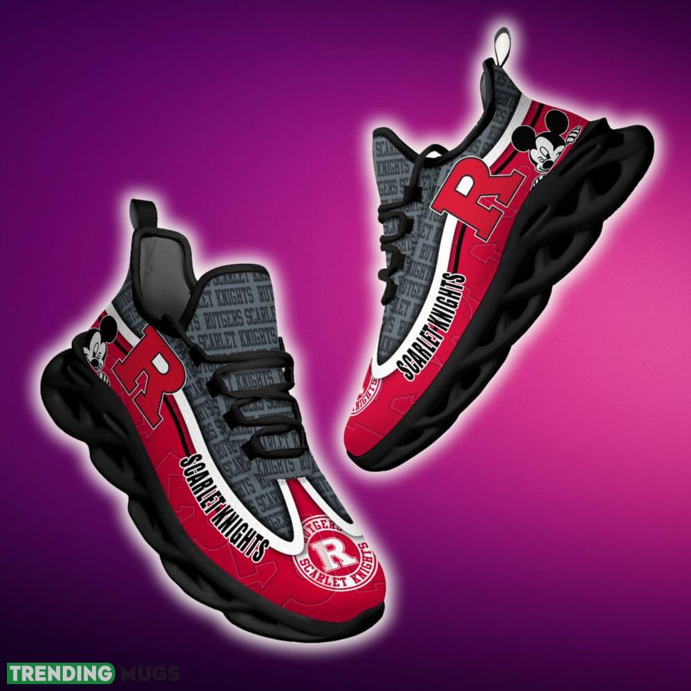 Rutgers Scarlet Knights Black And White Unconventional Sports Sneakers Ideas For Men And Women Gift Max Soul Shoes - Rutgers Scarlet Knights Black And White Clunky Sneakers For Fans This Season, Custom Sport Shoes_1 Rutgers Scarlet Knights Black And White Unconventional Sports Sneakers Ideas For Men And Women Gift Max Soul Shoes - Rutgers Scarlet Knights Black And White Clunky Sneakers For Fans This Season, Custom Sport Shoes_1