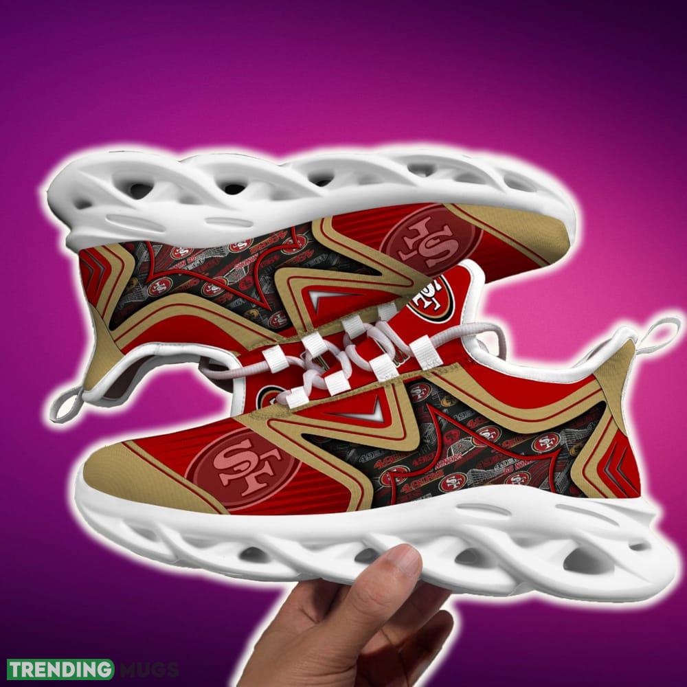 San Francisco 49ers Black And White Effortless Sports Sneakers Ideas For Men And Women Gift Max Soul Shoes Max Soul San Francisco 49ers Black And White Effortless Sports Sneakers Ideas For Men And Women Gift Max Soul Shoes Max Soul