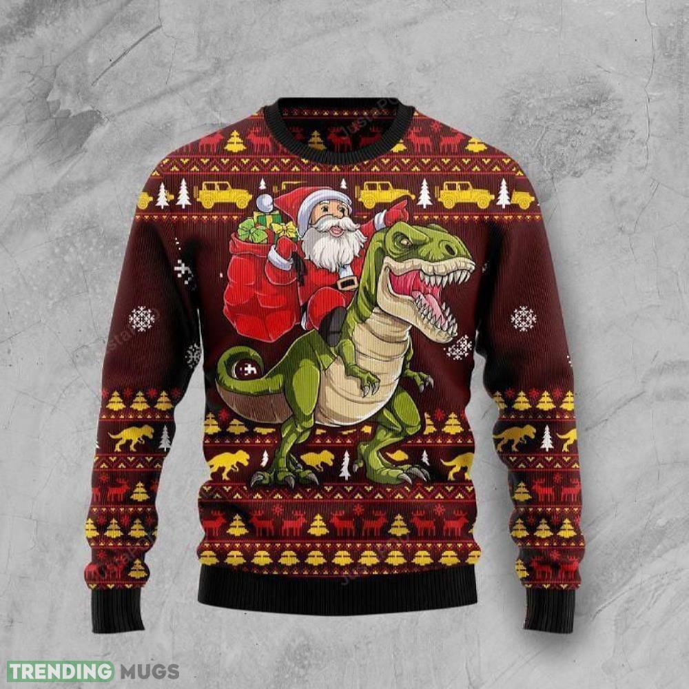 Santassic Park Ugly Christmas Sweater Perfect Holiday Gift 3D Sweater Santassic Park Ugly Christmas Sweater Perfect Holiday Gift 3D Sweater