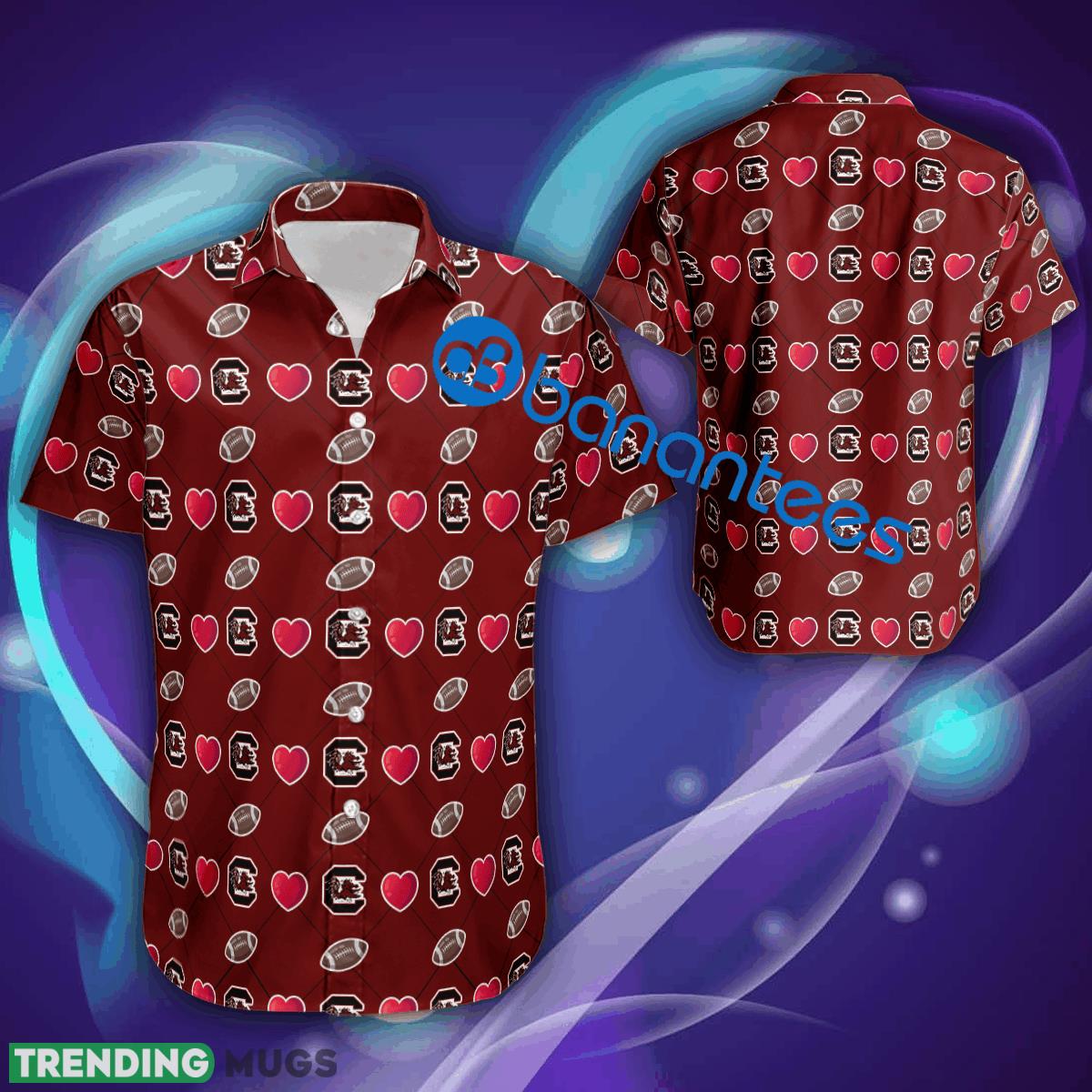 South Carolina Gamecocks Logo Heart Pattern Valentines Hawaiian Shirt For Men And Women - South Carolina Gamecocks Logo Heart Pattern Valentines Hawaiian Shirt For Men And Women South Carolina Gamecocks Logo Heart Pattern Valentines Hawaiian Shirt For Men And Women - South Carolina Gamecocks Logo Heart Pattern Valentines Hawaiian Shirt For Men And Women
