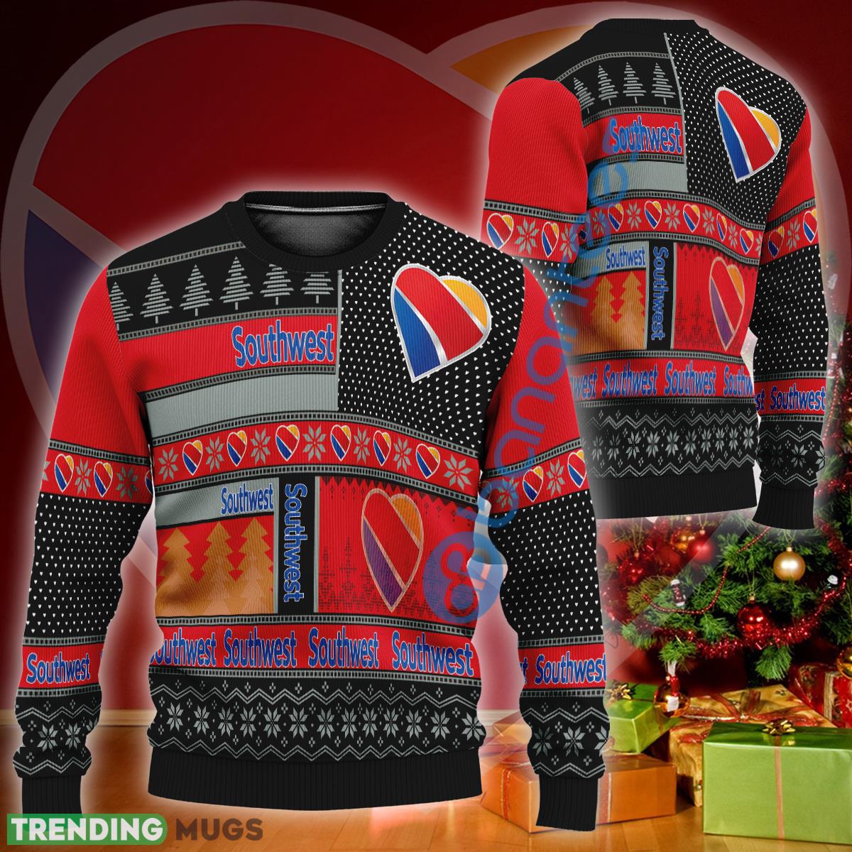 Southwest Airlines Logo Design Ugly Xmas Sweater Gift For Men Women - Southwest Airlines Logo Design Ugly Xmas Sweater Gift For Men Women Southwest Airlines Logo Design Ugly Xmas Sweater Gift For Men Women - Southwest Airlines Logo Design Ugly Xmas Sweater Gift For Men Women
