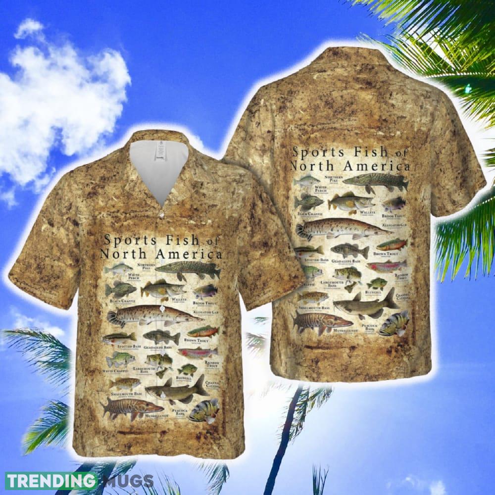 Sports Fish of North America Hawaiian Shirt For Men And Women Gift Aloha Beach - Sports Fish of North America Hawaiian Shirt For Men And Women Gift Aloha Beach Sports Fish of North America Hawaiian Shirt For Men And Women Gift Aloha Beach - Sports Fish of North America Hawaiian Shirt For Men And Women Gift Aloha Beach