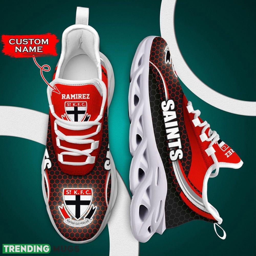 St Kilda Saints Luau Custom Name Max Soul Shoes Luxury AFL Chunky For Men Women Gift For Fans - St Kilda Saints Max Soul Shoes Luxury AFL_1