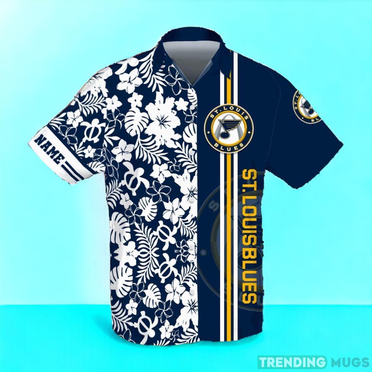 St. Louis Blues  Special Edition Men's Hawaiian Button Shirt All US Size Product Photo 1