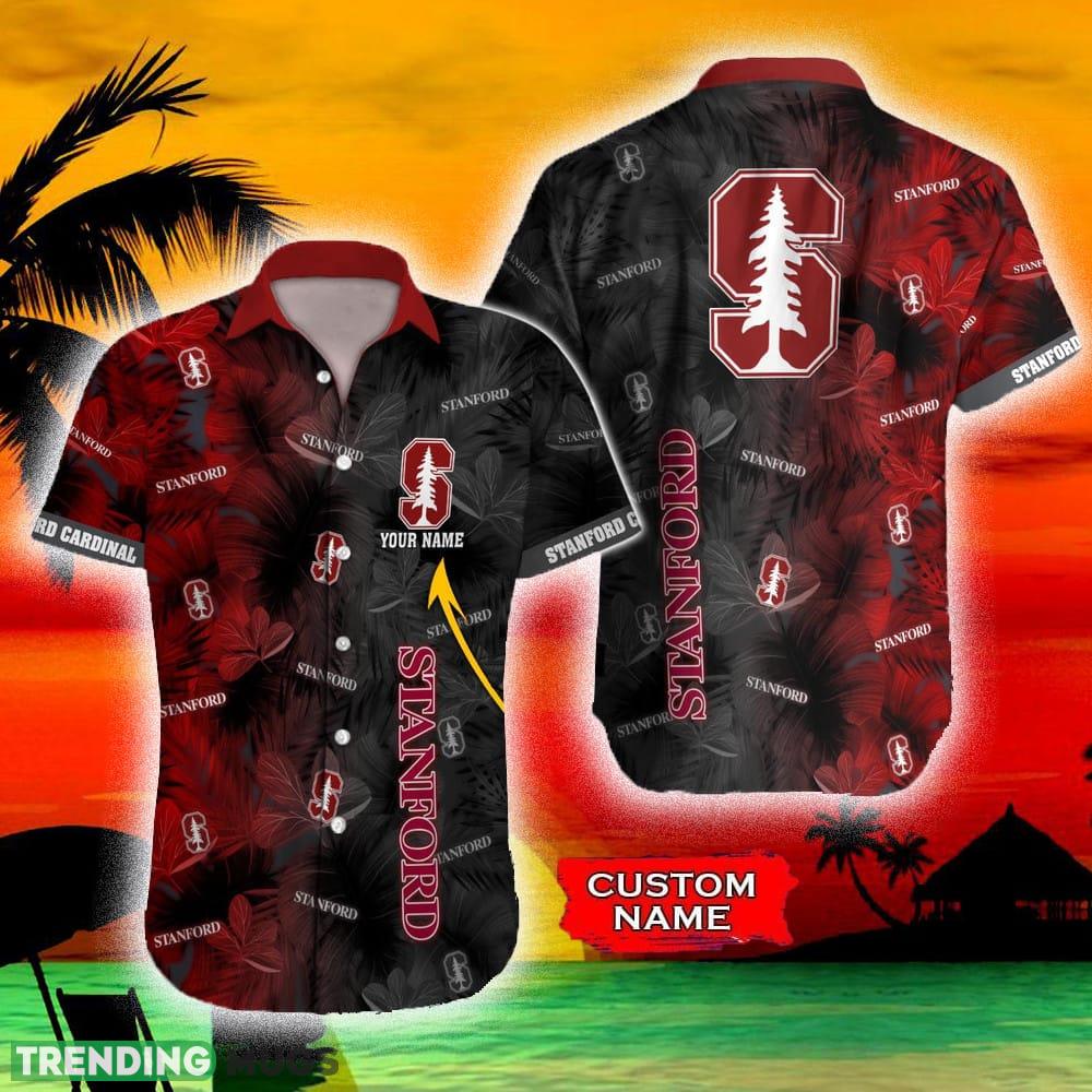 Stanford Cardinal NCAA Retro Custom Name Men And Women Sports Teams Hawaiian Shirt Gift - Stanford Cardinal NCAA Retro Custom Name Hawaiian Shirt Beach For Men Women Gift For Fans