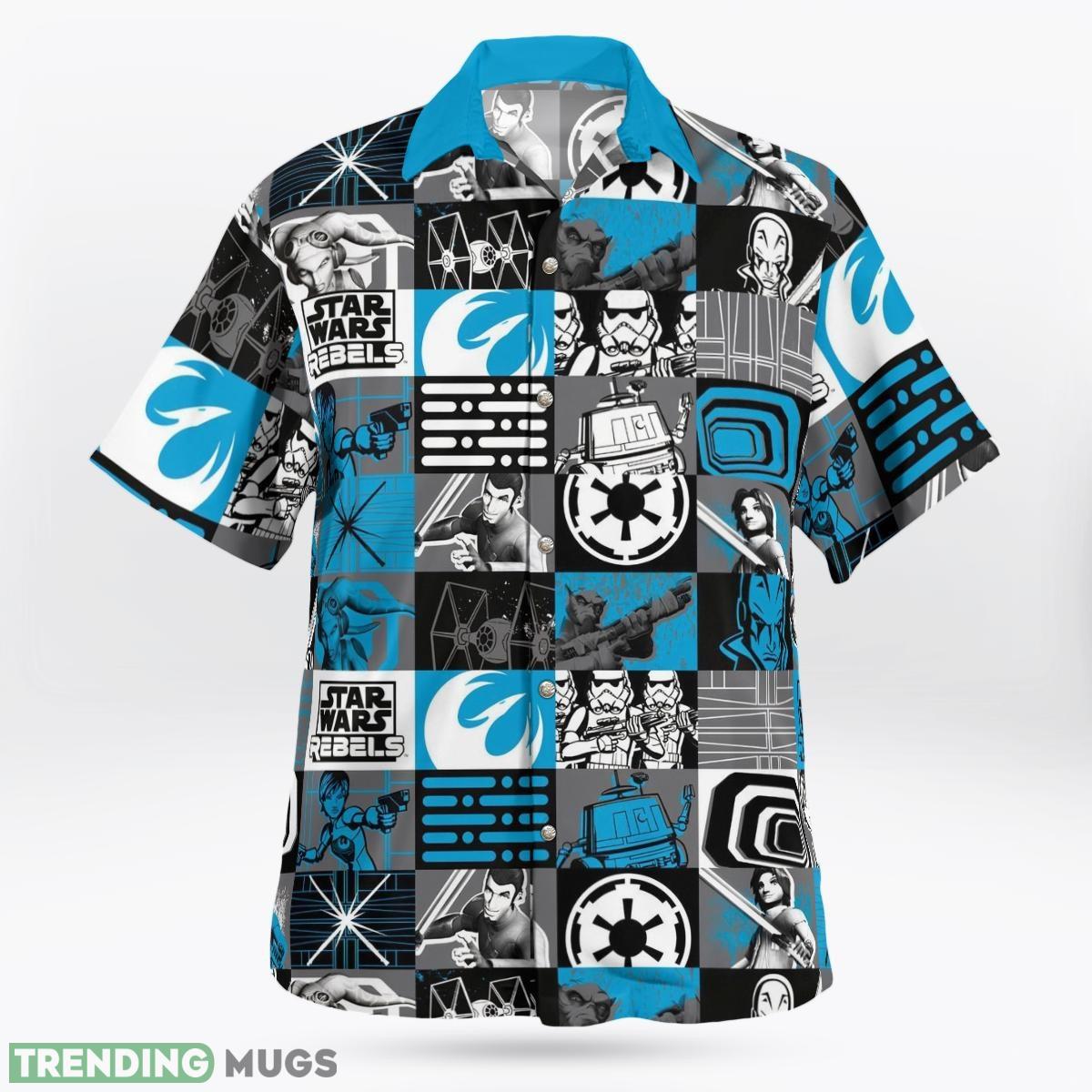 SW Rebels Blue Set 3D Hawaiian Shirt And Short Gift For Fans Hawaiian & Short SW Rebels Blue Set 3D Hawaiian Shirt And Short Gift For Fans Hawaiian & Short
