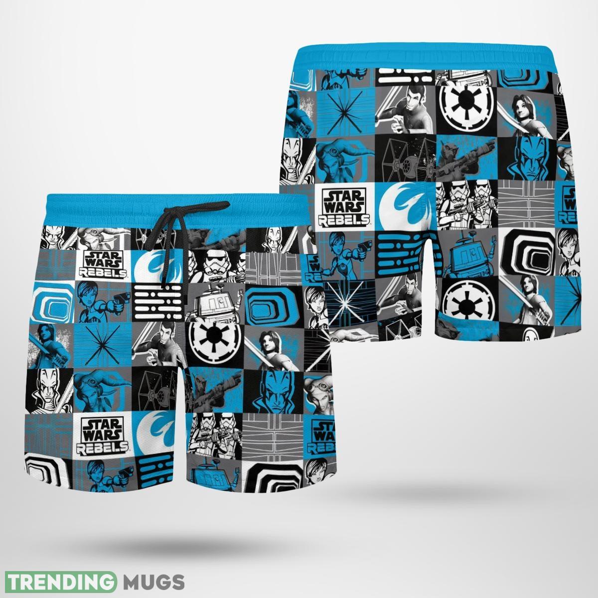 SW Rebels Blue Set 3D Hawaiian Shirt And Short Gift For Fans Hawaiian & Short SW Rebels Blue Set 3D Hawaiian Shirt And Short Gift For Fans Hawaiian & Short