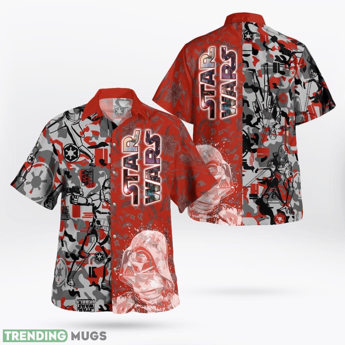 SW Rebels Red Hawaiian Shirt Short AOP Combo For Men And Women - SW Rebels Red Hawaiian Shirt_1