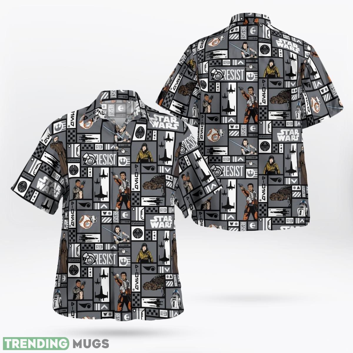 SW Resistance Heroes In Iron Hawaiian Shirt And Short Combo Gift For Fans - SW Resistance Heroes In Iron Hawaii Shirt_1