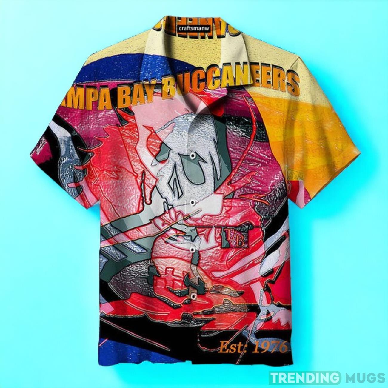 Tampa Bay Buccaneers 1976 Colorful Limited Edition Hawaiian Shirt 3D All Over Print, Men, Women Product Photo 1 Tampa Bay Buccaneers 1976 Colorful Limited Edition Hawaiian Shirt 3D All Over Print, Men, Women Product Photo 1