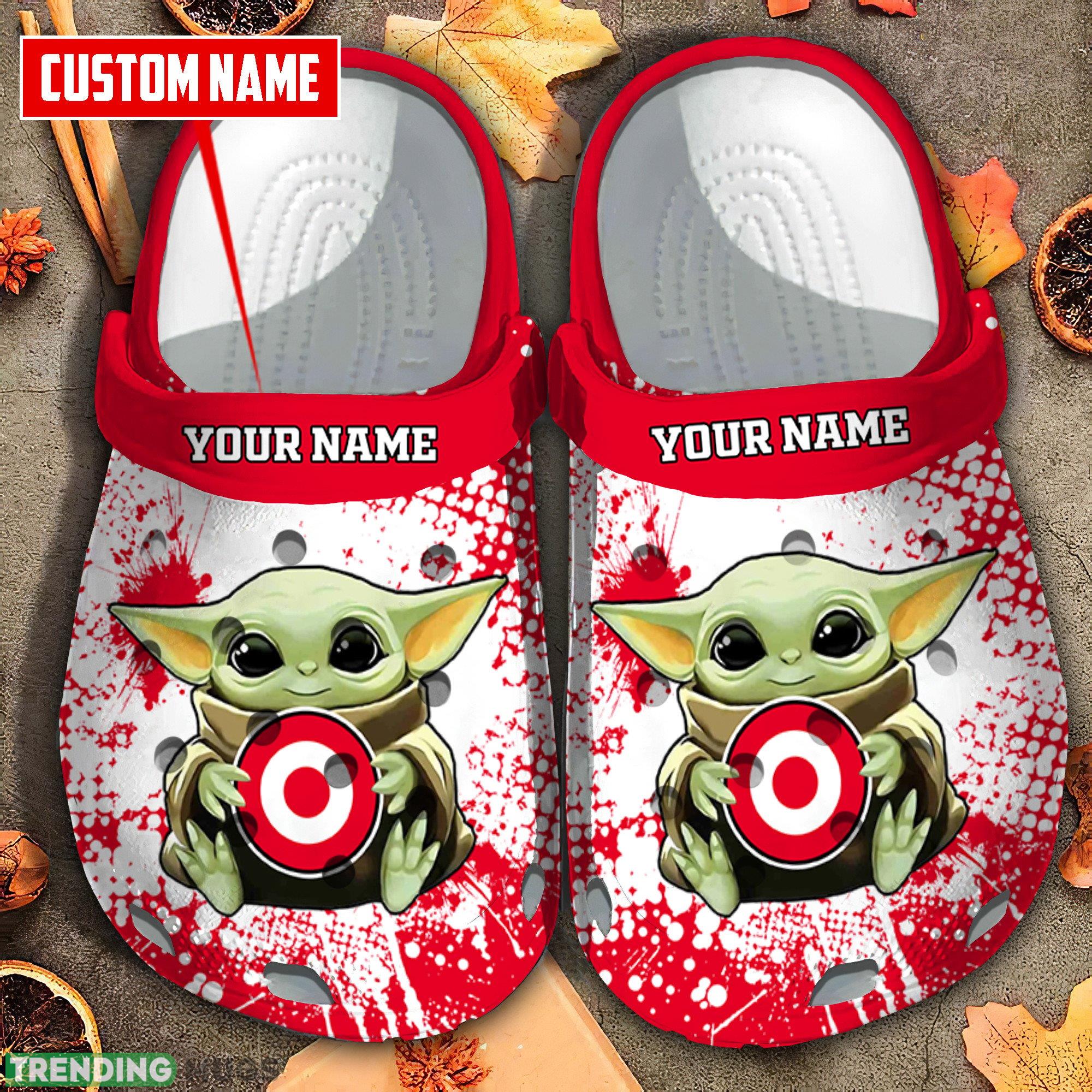 Target Baby Yoda Clogs Shoes Custom Name Logo Brands Gift Beach Summer - Target Baby Yoda Clogs Shoes Custom Name Logo Brands Gift Beach Summer