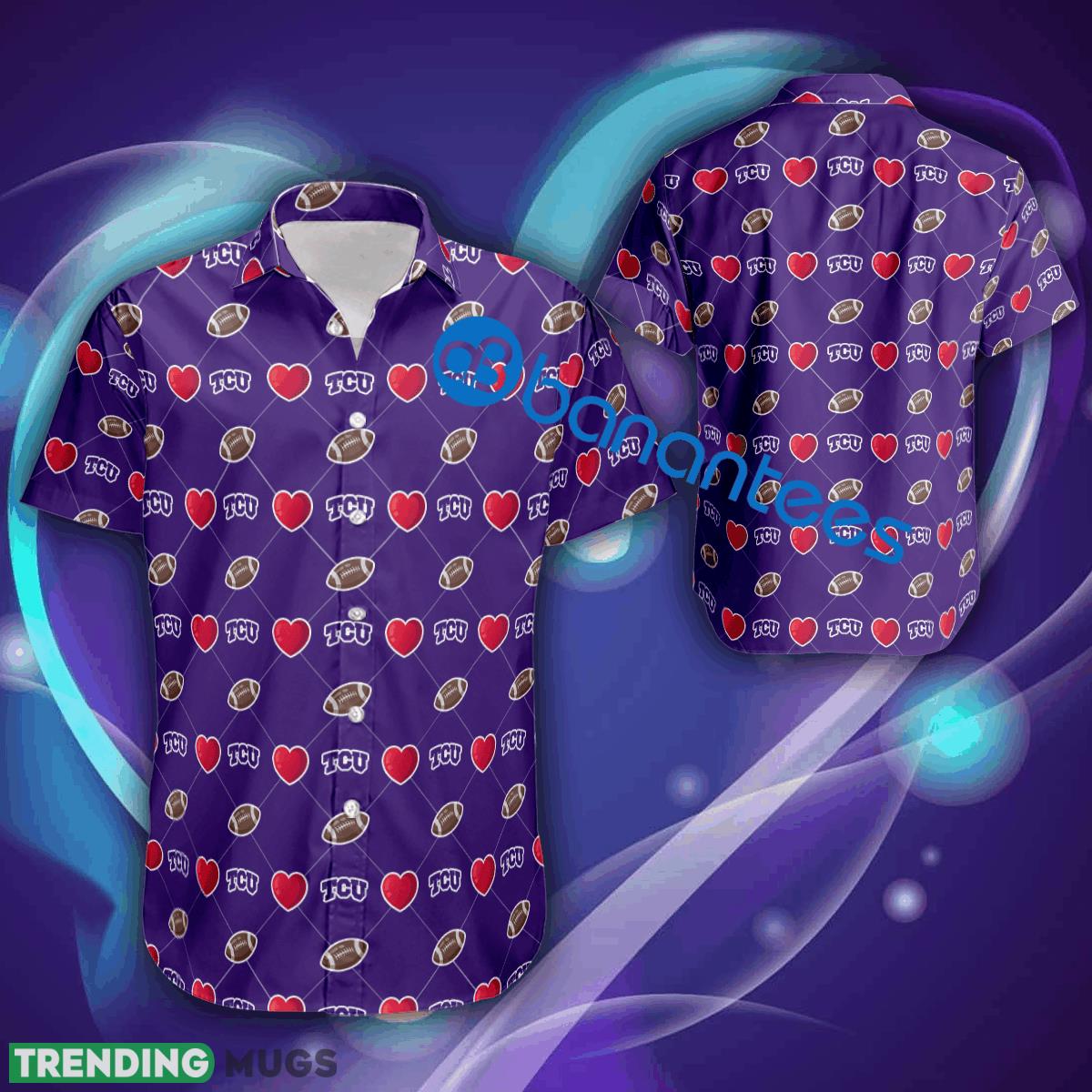 TCU Horned Frogs Logo Heart Pattern Valentines Days Hawaiian Shirt Gift For Fans - TCU Horned Frogs Logo Heart Pattern Valentines Days Hawaiian Shirt Gift For Fans TCU Horned Frogs Logo Heart Pattern Valentines Days Hawaiian Shirt Gift For Fans - TCU Horned Frogs Logo Heart Pattern Valentines Days Hawaiian Shirt Gift For Fans