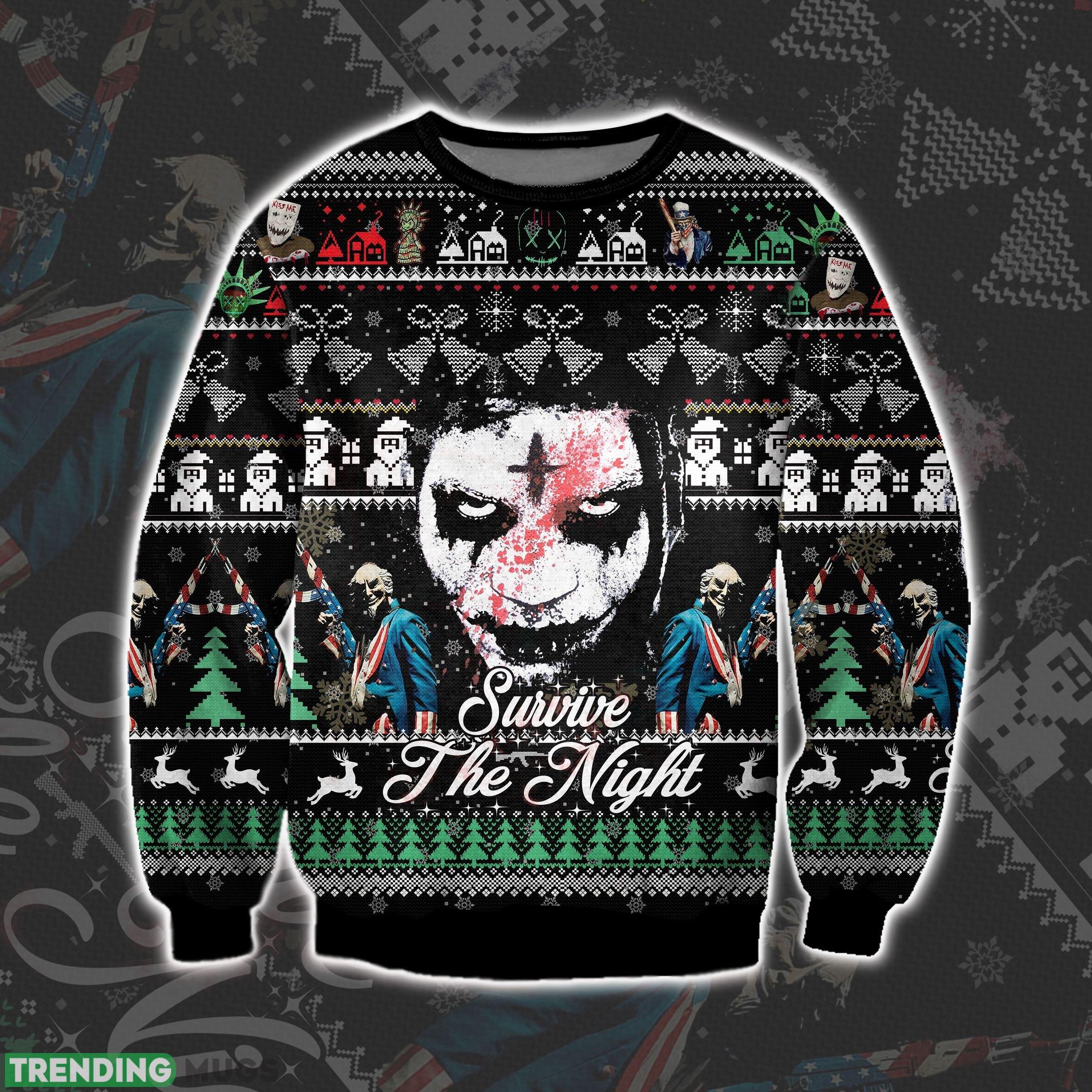 The Purge Series 3D Print Ugly Christmas Sweater Perfect Holiday Gift - The Purge Series 3D Print Ugly Christmas Sweater Perfect Holiday Gift The Purge Series 3D Print Ugly Christmas Sweater Perfect Holiday Gift - The Purge Series 3D Print Ugly Christmas Sweater Perfect Holiday Gift