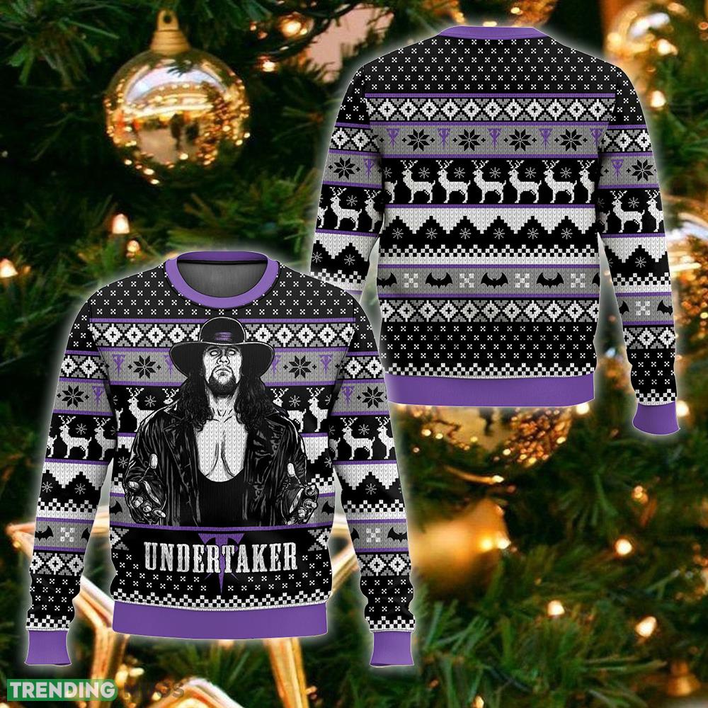 The Undertaker Mark Calaway Ugly Christmas Sweater Gift Christmas For Men And Women - The Undertaker Mark Calaway Ugly Christmas Sweater_1 The Undertaker Mark Calaway Ugly Christmas Sweater Gift Christmas For Men And Women - The Undertaker Mark Calaway Ugly Christmas Sweater_1