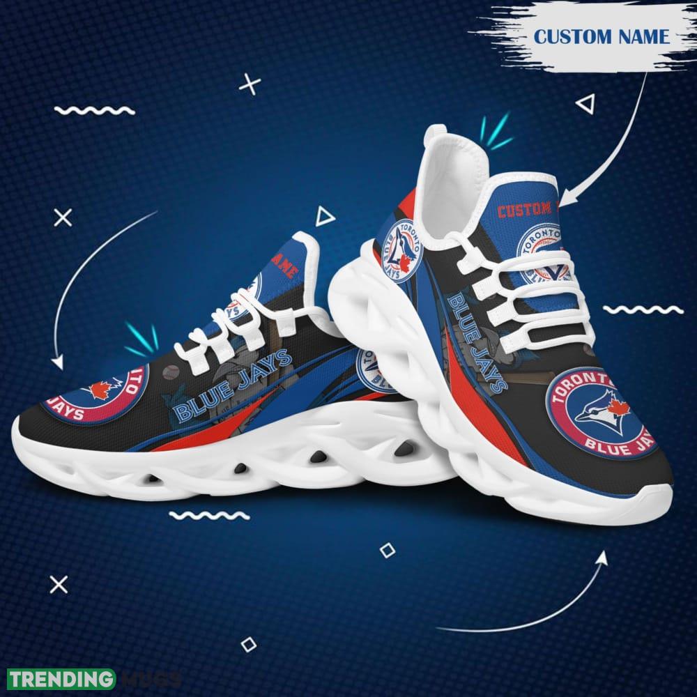 Toronto Blue Jays Mascot Custom Name Max Soul Sneakers For Men Max Soul Toronto Blue Jays Mascot Custom Name Max Soul Sneakers For Men Max Soul