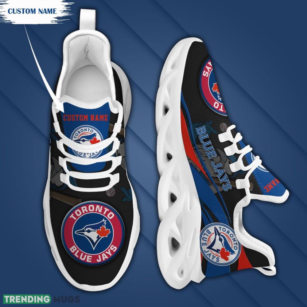 Toronto Blue Jays Mascot Custom Name Max Soul Sneakers For Men Max Soul Toronto Blue Jays Mascot Custom Name Max Soul Sneakers For Men Max Soul