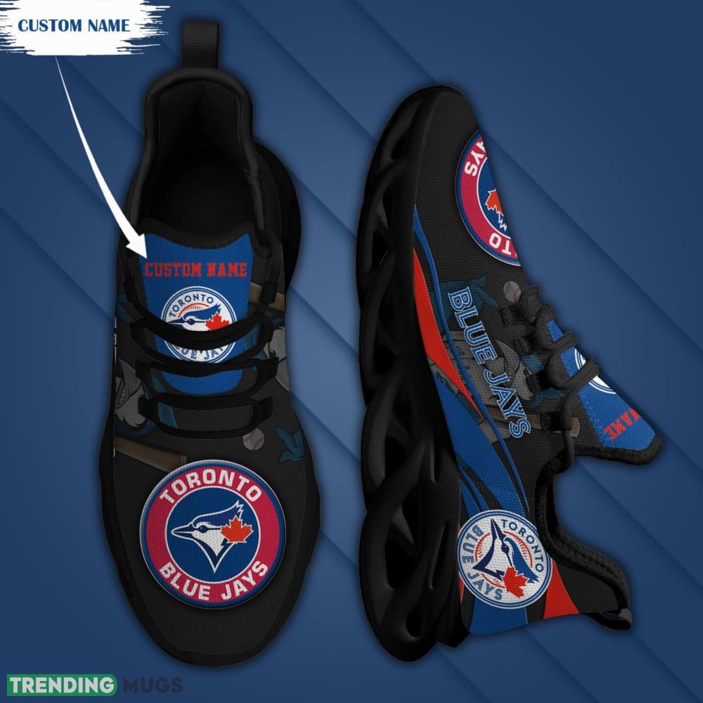 Toronto Blue Jays Mascot Custom Name Max Soul Sneakers For Men Max Soul Toronto Blue Jays Mascot Custom Name Max Soul Sneakers For Men Max Soul