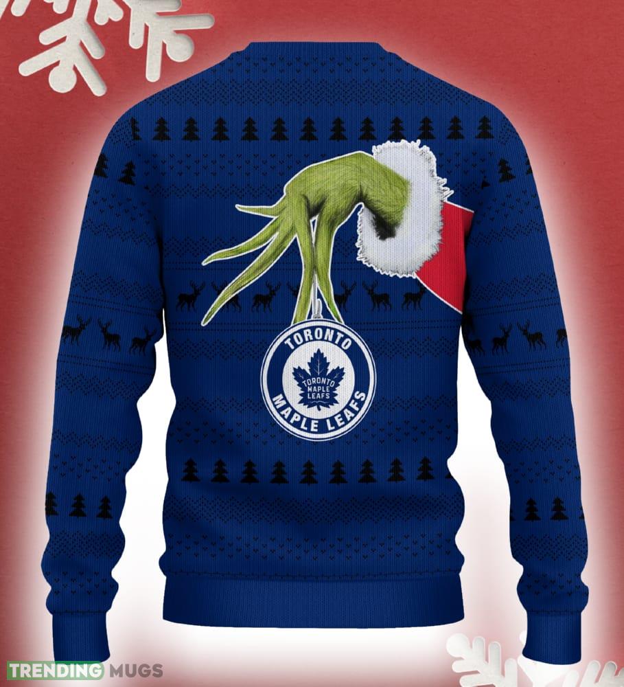 Toronto Maple Leafs Christmas Sweater Grinch Driving Funny Gift Fans 3D Sweater Toronto Maple Leafs Christmas Sweater Grinch Driving Funny Gift Fans 3D Sweater