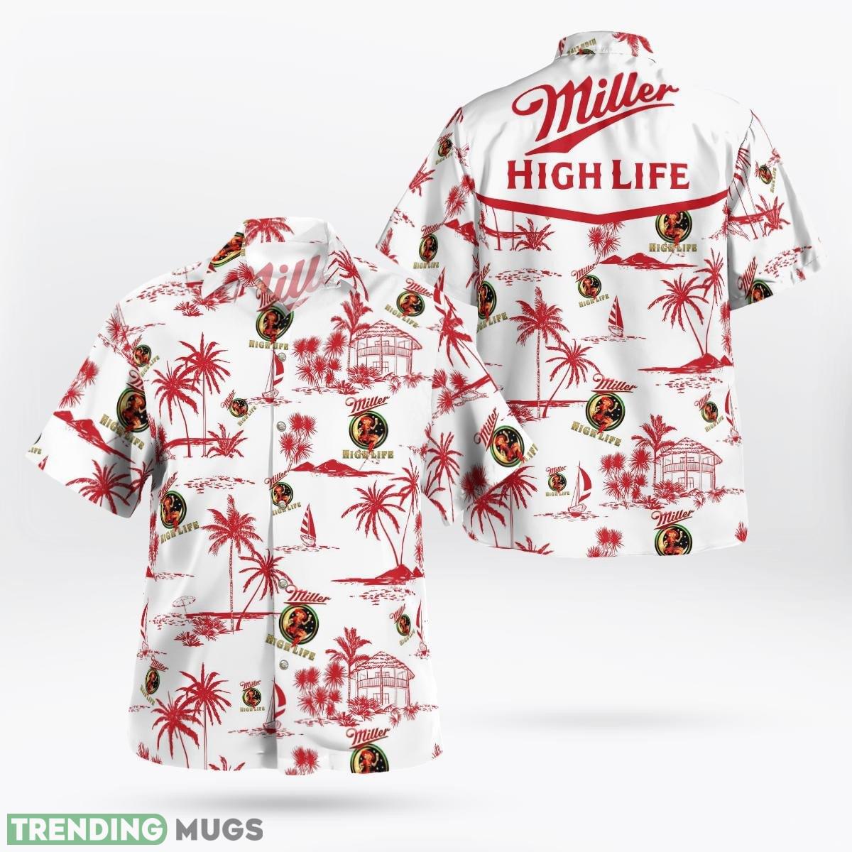 Tropical Miller High Life Hawaiian Shirt And Short Combo For Men And Women - Tropical Miller High Life Hawaii Shirt_1