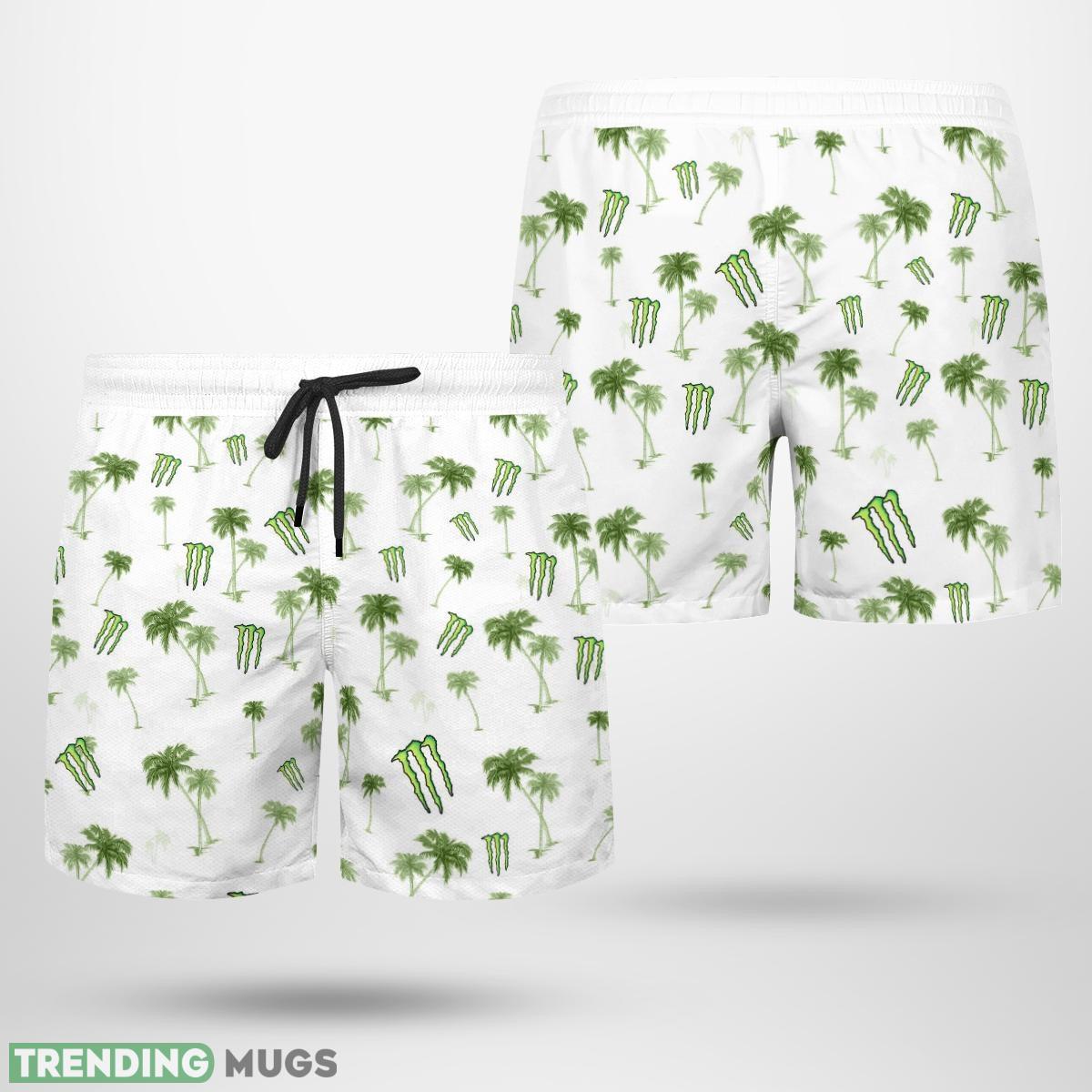 Tropical Monster Energy Set Hawaiian Shirt And Short Gift Beach - Tropical Monster Energy Hawaii Shirt_15