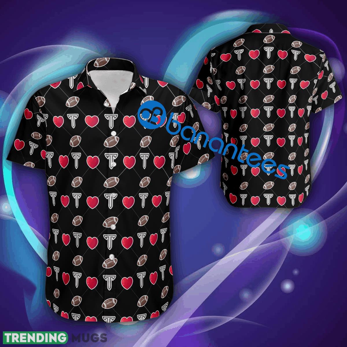 Troy Trojans Logo Heart Pattern Hawaiian Shirt All Over Print Gift Valentines - Troy Trojans Logo Heart Pattern Hawaiian Shirt All Over Print Gift Valentines Troy Trojans Logo Heart Pattern Hawaiian Shirt All Over Print Gift Valentines - Troy Trojans Logo Heart Pattern Hawaiian Shirt All Over Print Gift Valentines