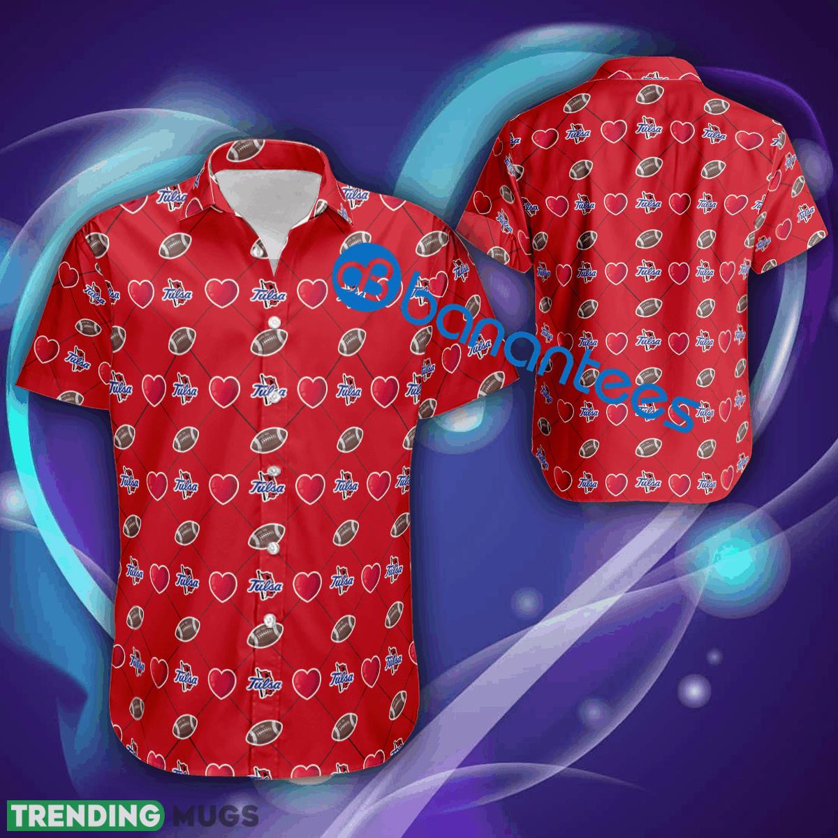 Tulsa Golden Hurricane Logo Heart Pattern Valentines Hawaiian Shirt For Men And Women - Tulsa Golden Hurricane Logo Heart Pattern Valentines Hawaiian Shirt For Men And Women Tulsa Golden Hurricane Logo Heart Pattern Valentines Hawaiian Shirt For Men And Women - Tulsa Golden Hurricane Logo Heart Pattern Valentines Hawaiian Shirt For Men And Women