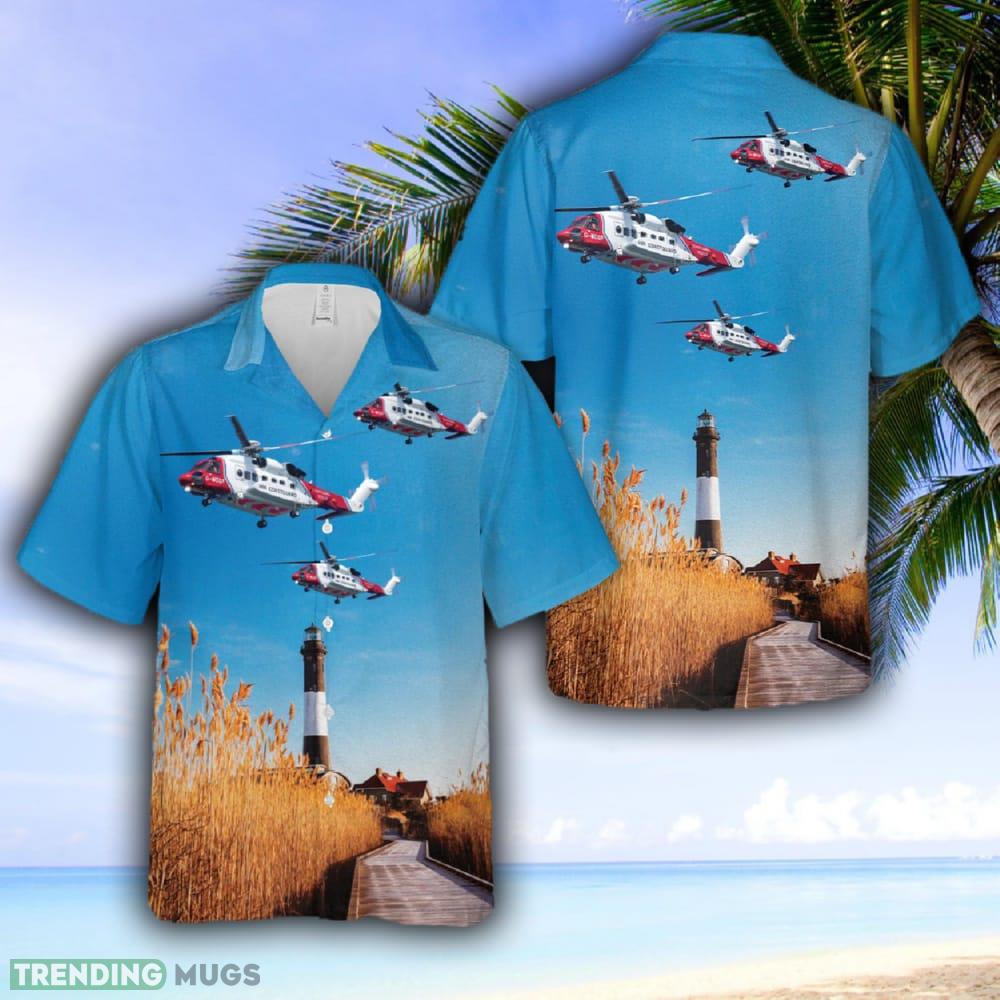 UK Coastguard Sikorsky S-92 Hawaiian Shirt - UK Coastguard Sikorsky S-92 Hawaiian Shirt UK Coastguard Sikorsky S-92 Hawaiian Shirt - UK Coastguard Sikorsky S-92 Hawaiian Shirt