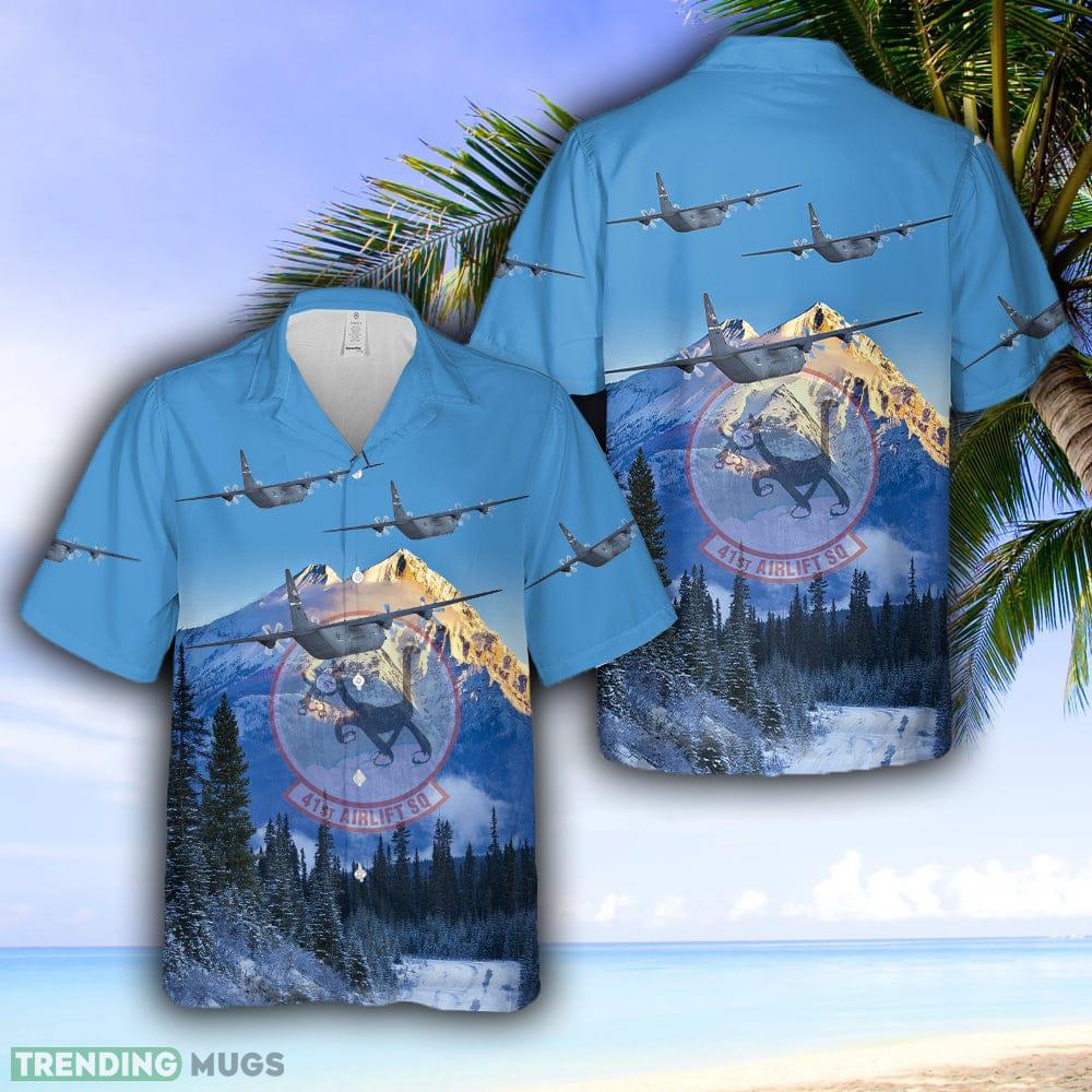 US Air Force C-130J Super Hercules from the 41st Airlift Squadron Hawaiian Shirt - US Air Force C-130J Super Hercules from the 41st Airlift Squadron Hawaiian Shirt US Air Force C-130J Super Hercules from the 41st Airlift Squadron Hawaiian Shirt - US Air Force C-130J Super Hercules from the 41st Airlift Squadron Hawaiian Shirt