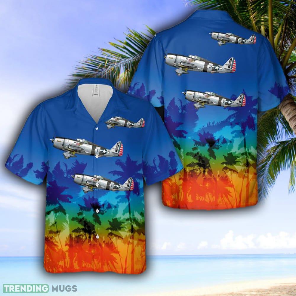 US Air Force Republic P-47D Thunderbolt Of 460th Fighter Squadron Hawaiian Shirt - US Air Force Republic P-47D Thunderbolt Of 460th Fighter Squadron Hawaiian Shirt US Air Force Republic P-47D Thunderbolt Of 460th Fighter Squadron Hawaiian Shirt - US Air Force Republic P-47D Thunderbolt Of 460th Fighter Squadron Hawaiian Shirt