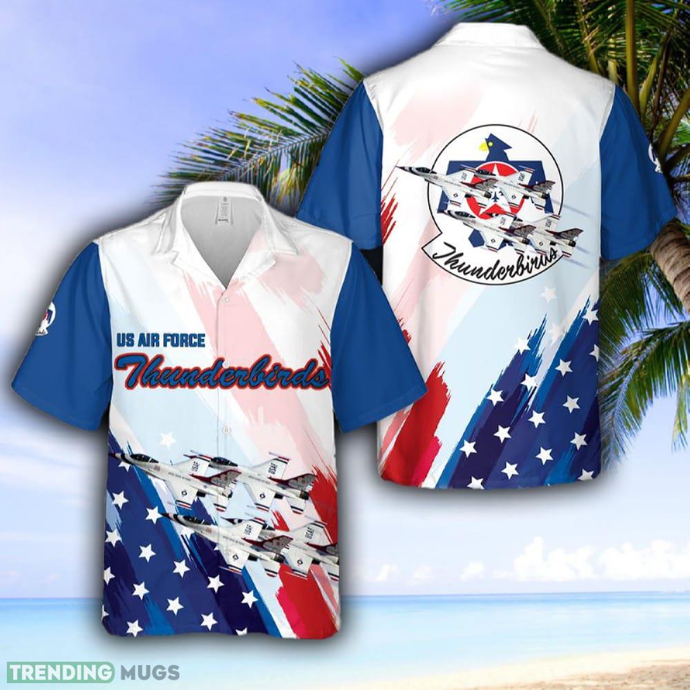 US Air Force Thunderbirds, Red White And Blue Hawaiian Shirt - US Air Force Thunderbirds, Red White And Blue Hawaiian Shirt US Air Force Thunderbirds, Red White And Blue Hawaiian Shirt - US Air Force Thunderbirds, Red White And Blue Hawaiian Shirt