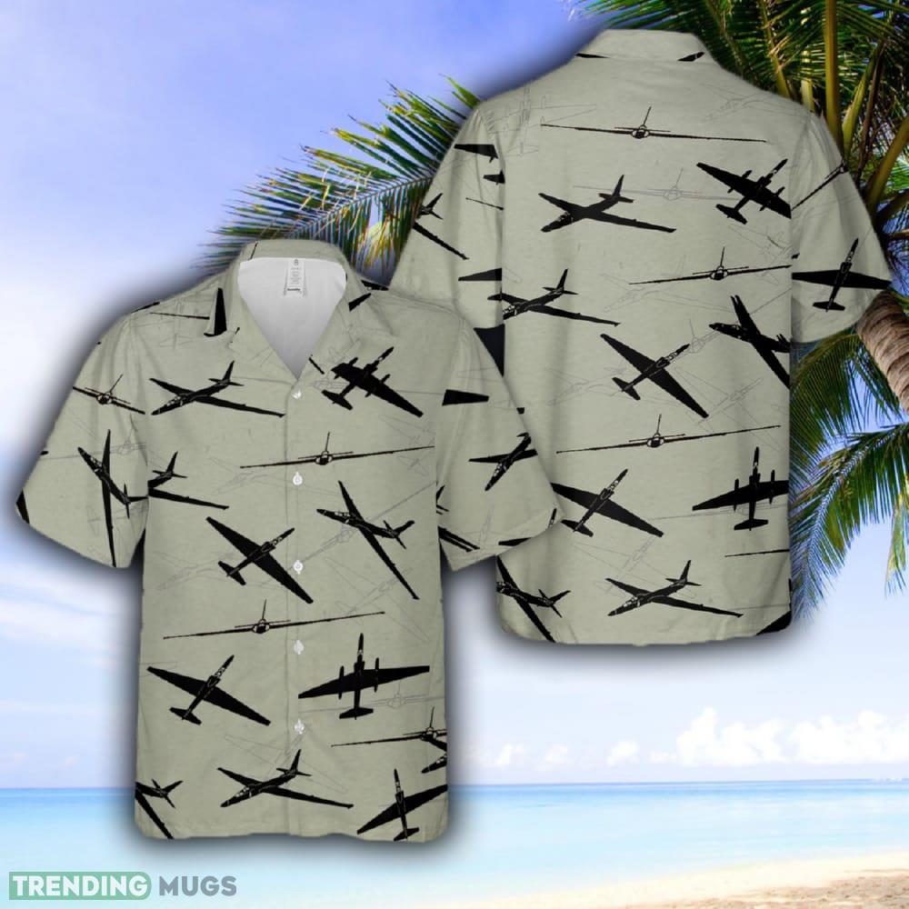 US Air Force U-2S Dragon Lady Silhouette Hawaiian Shirt - US Air Force U-2S Dragon Lady Silhouette Hawaiian Shirt US Air Force U-2S Dragon Lady Silhouette Hawaiian Shirt - US Air Force U-2S Dragon Lady Silhouette Hawaiian Shirt