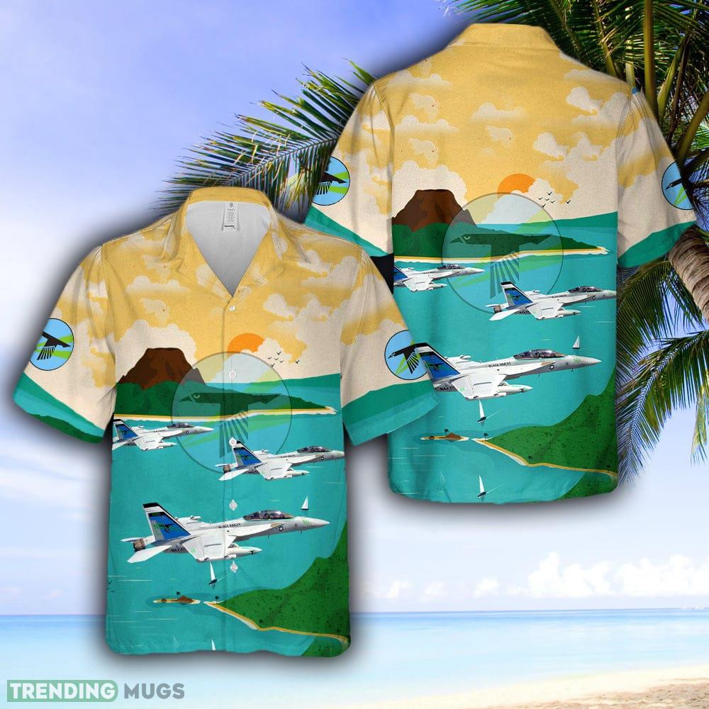 US Navy Electronic Attack Squadron 135 (VAQRON 135) VAQ 135 'Black Ravens' Hawaiian Shirt Hawaiian Shirt US Navy Electronic Attack Squadron 135 (VAQRON 135) VAQ-135 'Black Ravens' Hawaiian Shirt - US Navy Electronic Attack Squadron 135 (VAQRON 135) VAQ-135 'Black Ravens' Hawaiian Shirt