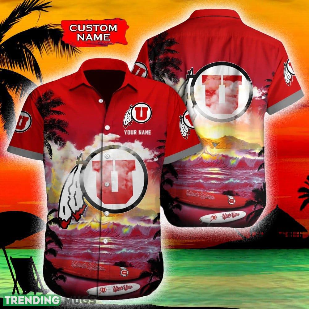 Utah Utes NCAA Pacific Custom Name Men And Women Sports Teams Hawaiian Shirt Gift - Utah Utes NCAA Pacific Custom Name Hawaiian Shirt Beach For Men Women Gift For Fans Utah Utes NCAA Pacific Custom Name Men And Women Sports Teams Hawaiian Shirt Gift - Utah Utes NCAA Pacific Custom Name Hawaiian Shirt Beach For Men Women Gift For Fans