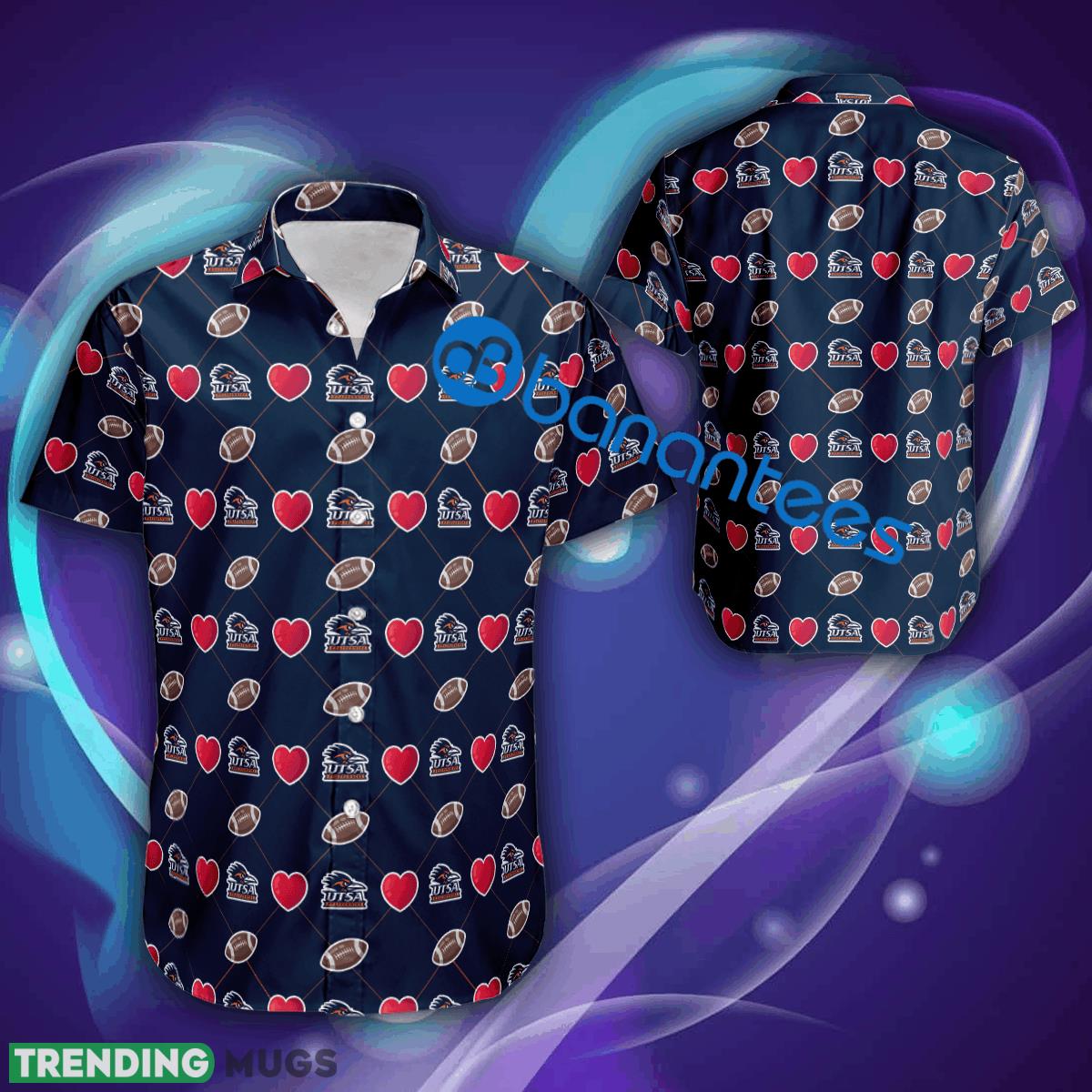 UTSA Roadrunners Logo Heart Pattern Valentines Hawaiian Shirt For Men And Women - UTSA Roadrunners Logo Heart Pattern Valentines Hawaiian Shirt For Men And Women UTSA Roadrunners Logo Heart Pattern Valentines Hawaiian Shirt For Men And Women - UTSA Roadrunners Logo Heart Pattern Valentines Hawaiian Shirt For Men And Women