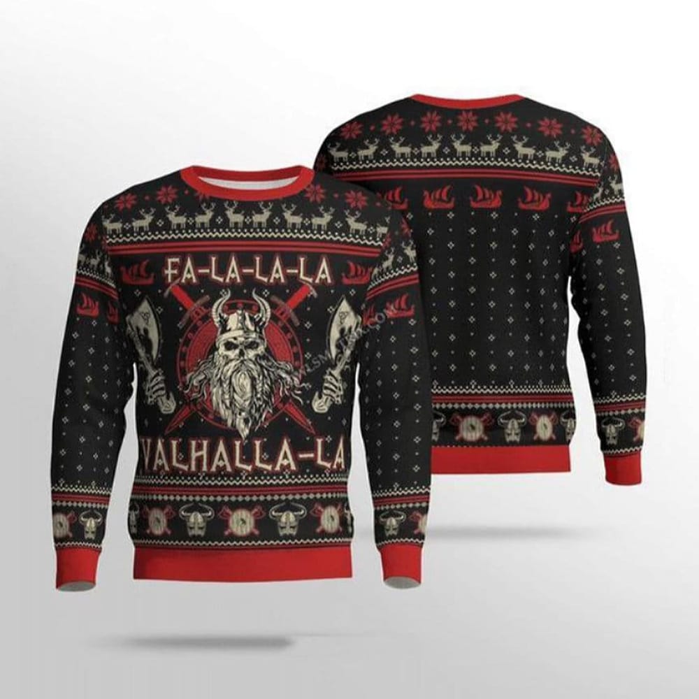Viking Valhalla Ugly Xmas Sweater Viking Valhalla Sweatshirt Xmas Gifts Ugly Christmas Pattern Christmas Sweatshirt Christmas Gift - 031223-085652 Viking Valhalla Ugly Xmas Sweater Viking Valhalla Sweatshirt Xmas Gifts Ugly Christmas Pattern Christmas Sweatshirt Christmas Gift - 031223-085652