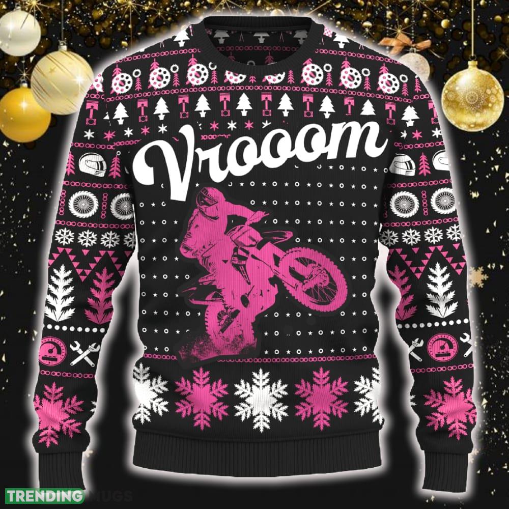Vrooom FS 450 Motorcross Knitted Christmas Sweater New Gift For Men And Women - Vrooom FS 450 Ugly Christmas Sweater_ 1 Vrooom FS 450 Motorcross Knitted Christmas Sweater New Gift For Men And Women - Vrooom FS 450 Ugly Christmas Sweater_ 1