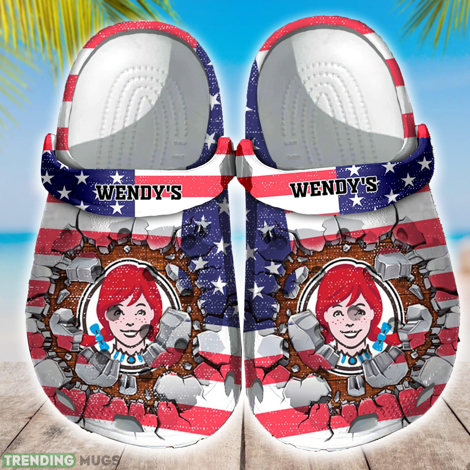 Wendy's Clogs Shoes Logo Brands Gift Beach Summer Men And Women Athletic - Wendy's Clogs Shoes Logo Brands Gift Beach Summer Men And Women Athletic