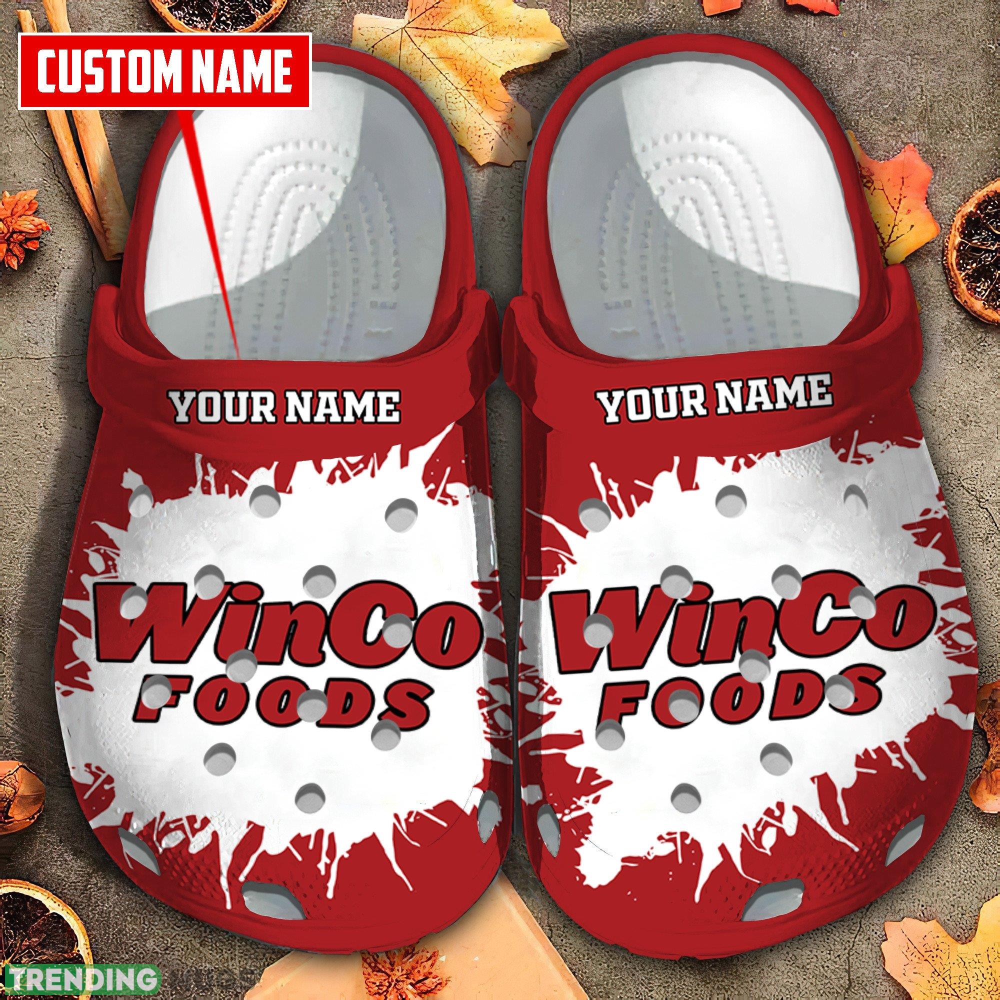 Winco Foods Clogs Shoes Custom Name Logo Brands Gift Beach Summer Streetwear - Winco Foods Clogs Shoes Custom Name Logo Brands Gift Beach Summer Streetwear